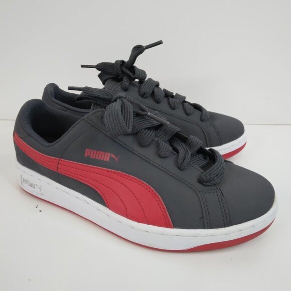 Puma Gray and Red Lace Up Sneakers Size 5.5 main image 7